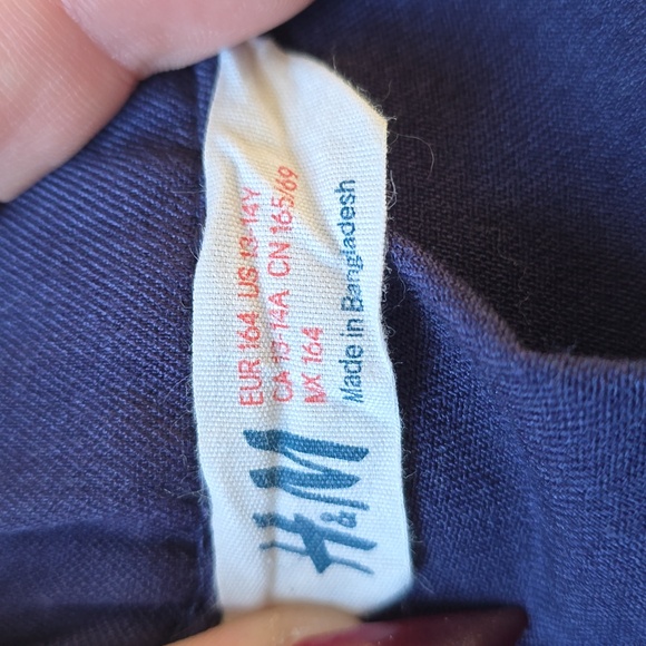 Girl's Navy Blue Skirt - Picture 4 of 4